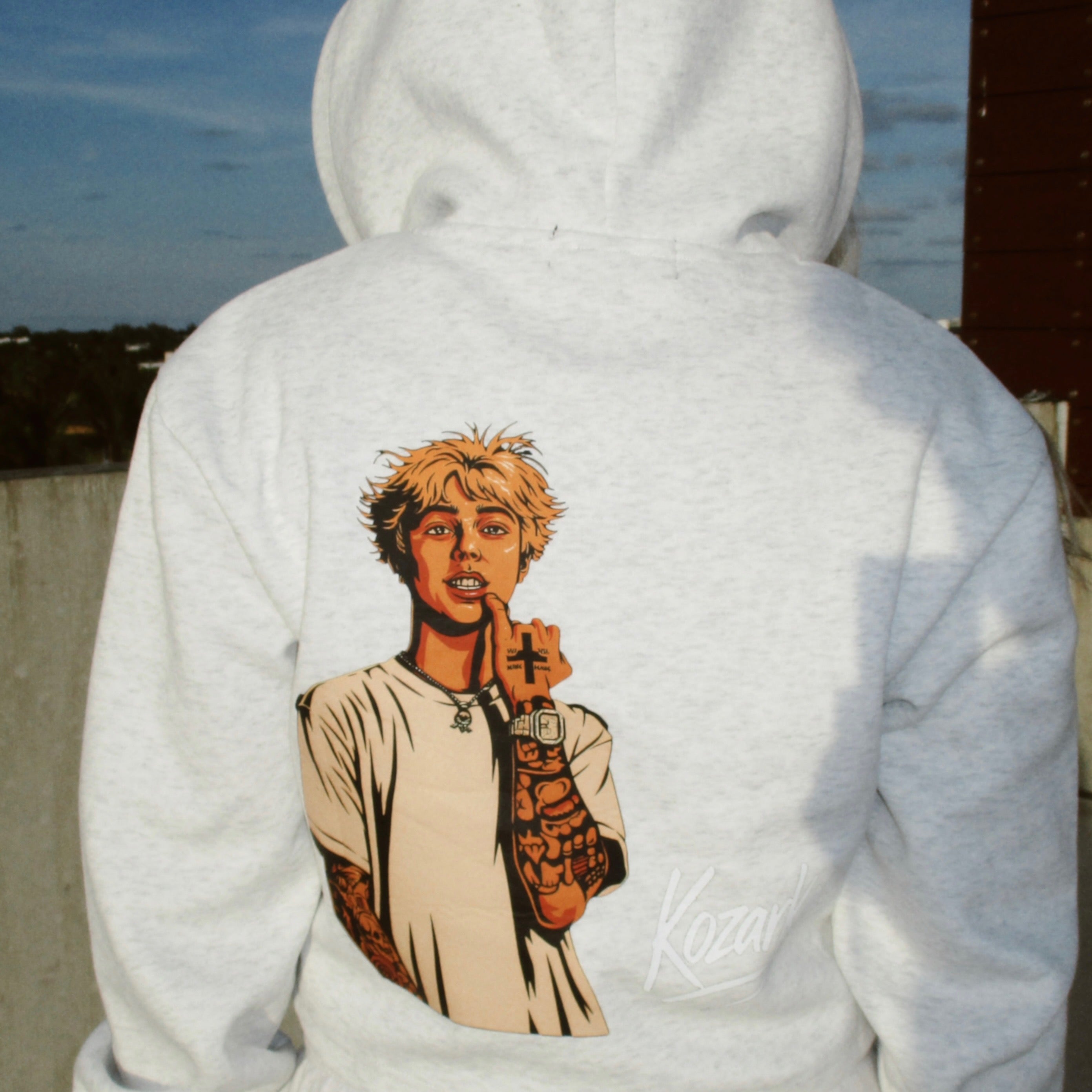 Kozarkane! Women's Cropped Zip-Up Hoodie