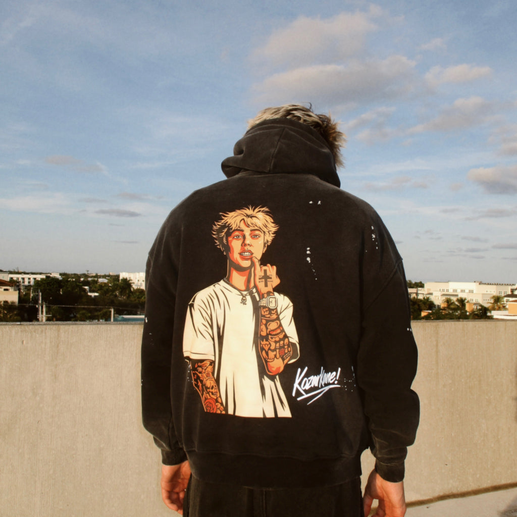 Kozarkane! Vintage Washed Fleece Hoodie