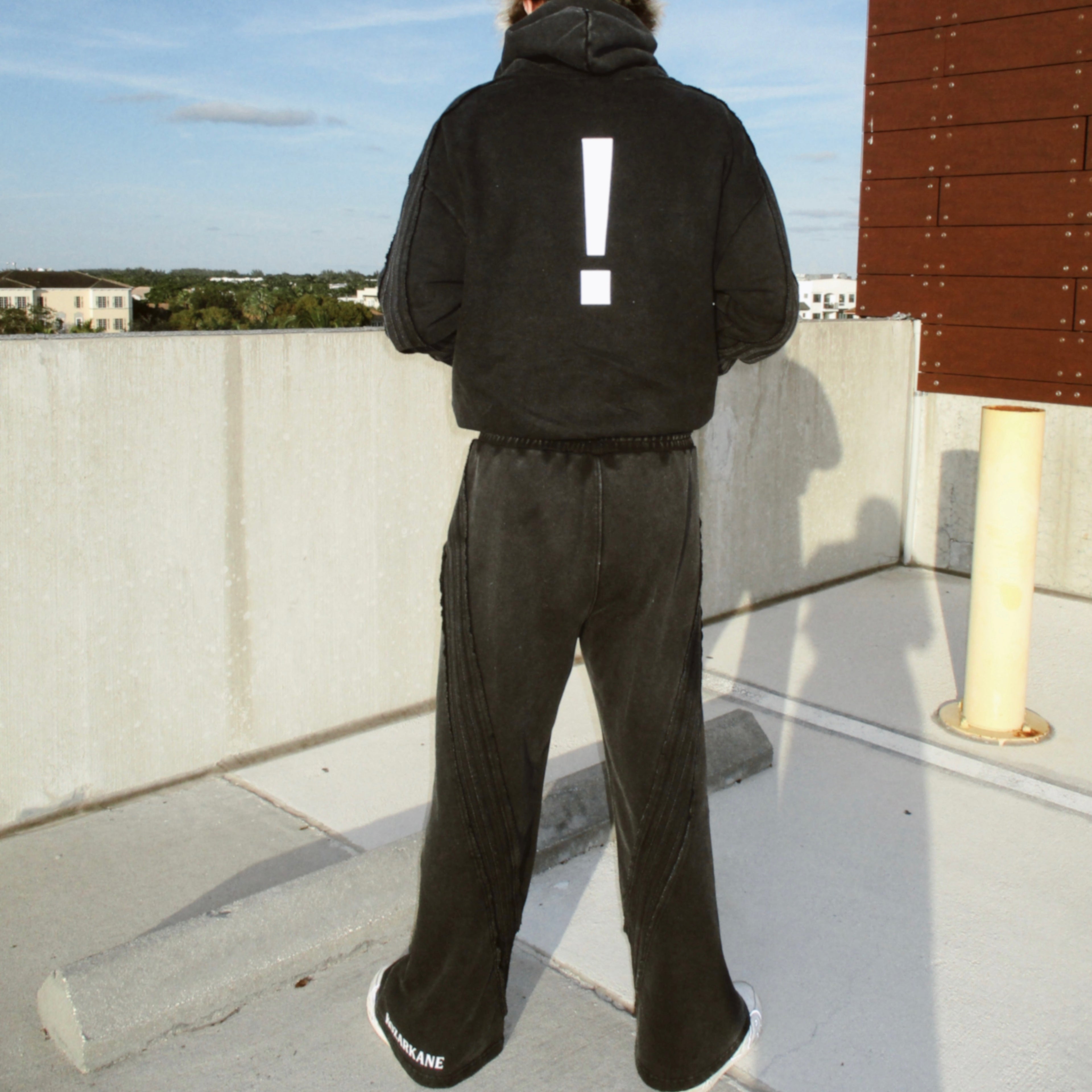 Rayne! Raw Edge Sweatpants