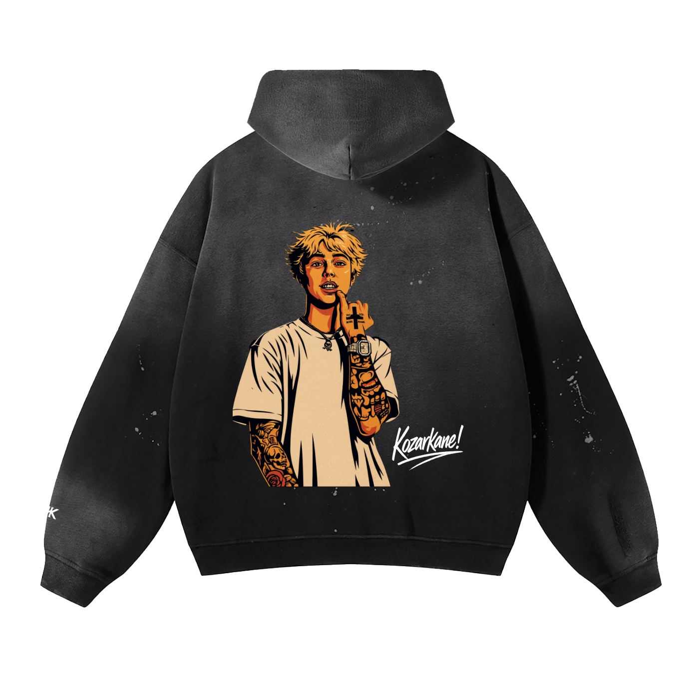 Kozarkane! Vintage Washed Fleece Hoodie